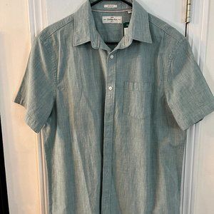 Stylish Men's Button Down Shirt - Soft Blue